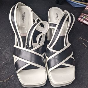 Michael Kors Black & White Pumps